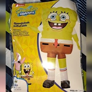 Nickelodeon SpongeBob Inflatable Costume - Yellow and Brown